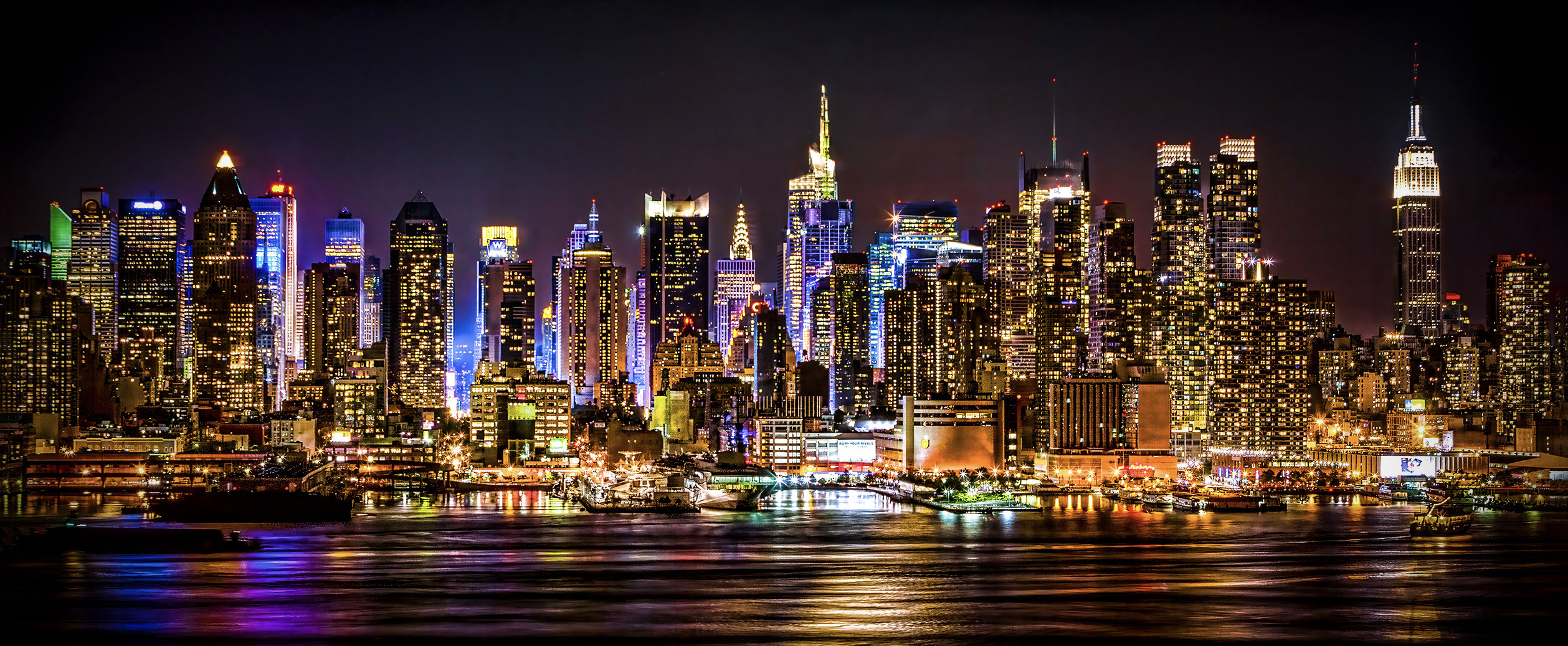 Wide panoramic property photograph