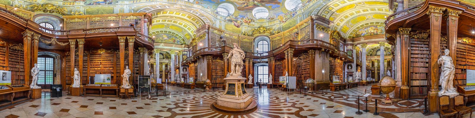 Vienna — National Library 360° Panorama