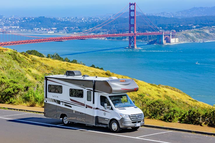 Luxurious RV interior