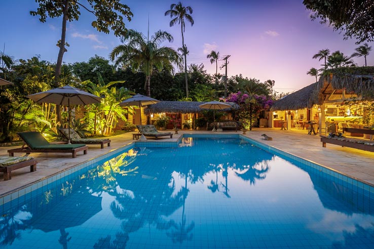 Tropical boutique hotel