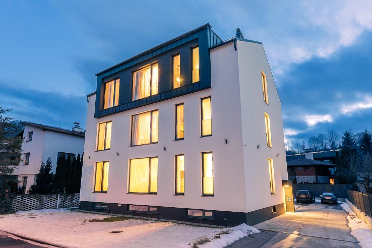 Boutique apartment house interior