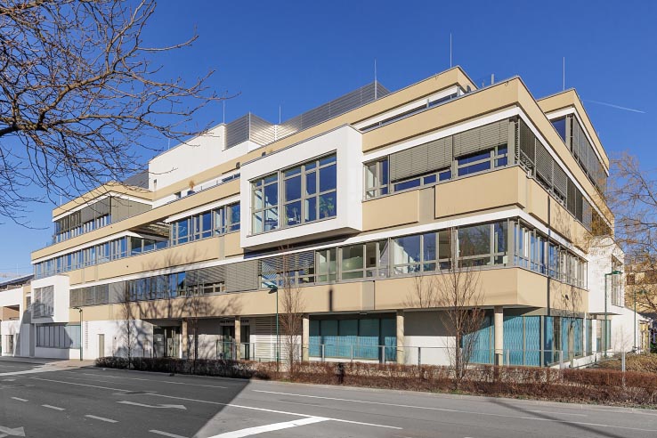 Open plan office area