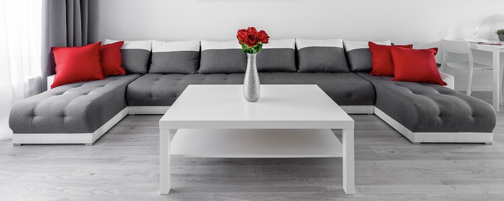 Interior photography — bright living room